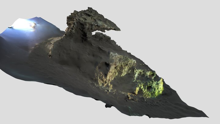 Jackson Blue, Marianna, FL - Chicken Head Rock 3D Model