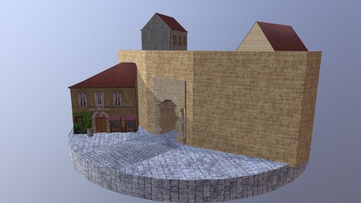 1DAE15 Verhoeven Michiel City Scene 3D Model