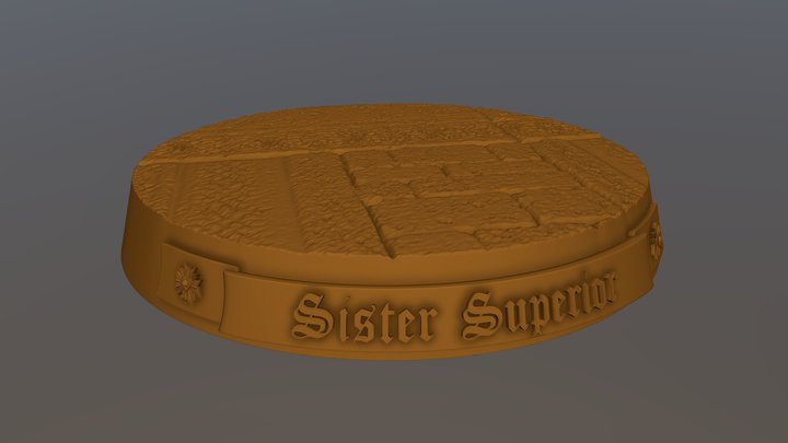 Battle Sister Base 3D Model