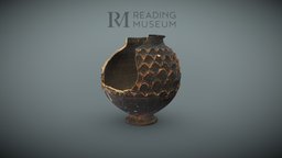Beaker with scale decoration