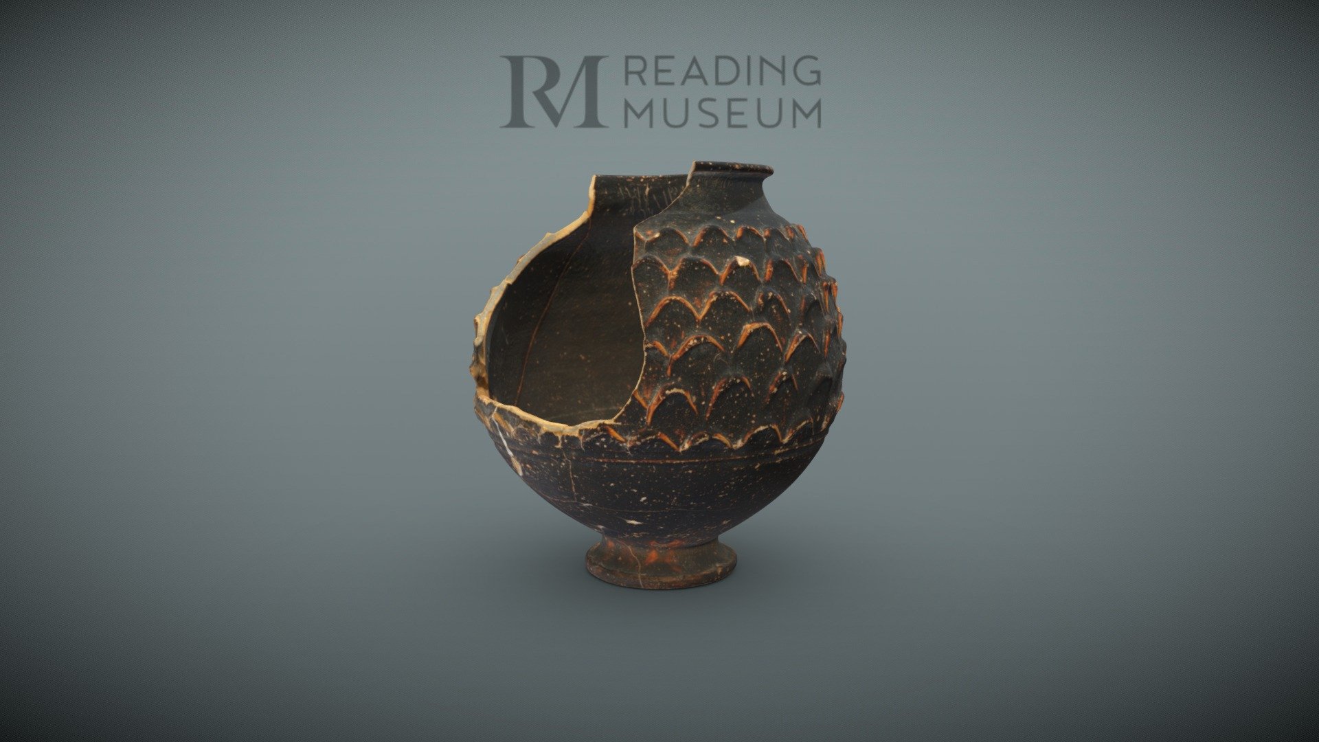 Beaker with scale decoration - 3D model by ReadingMuseum [400534c ...