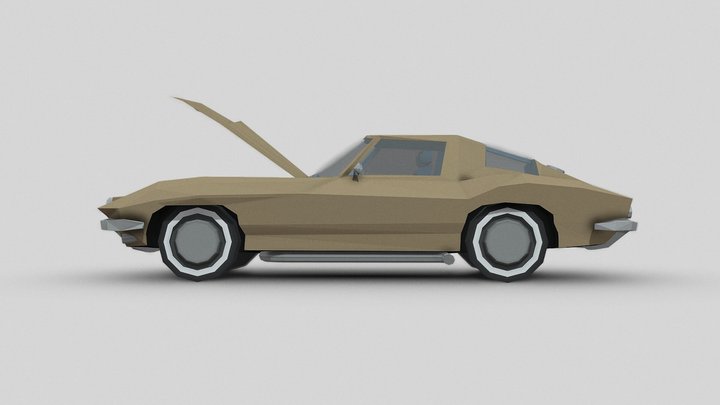 1963 Chevrolet Corvette C2 3D Model