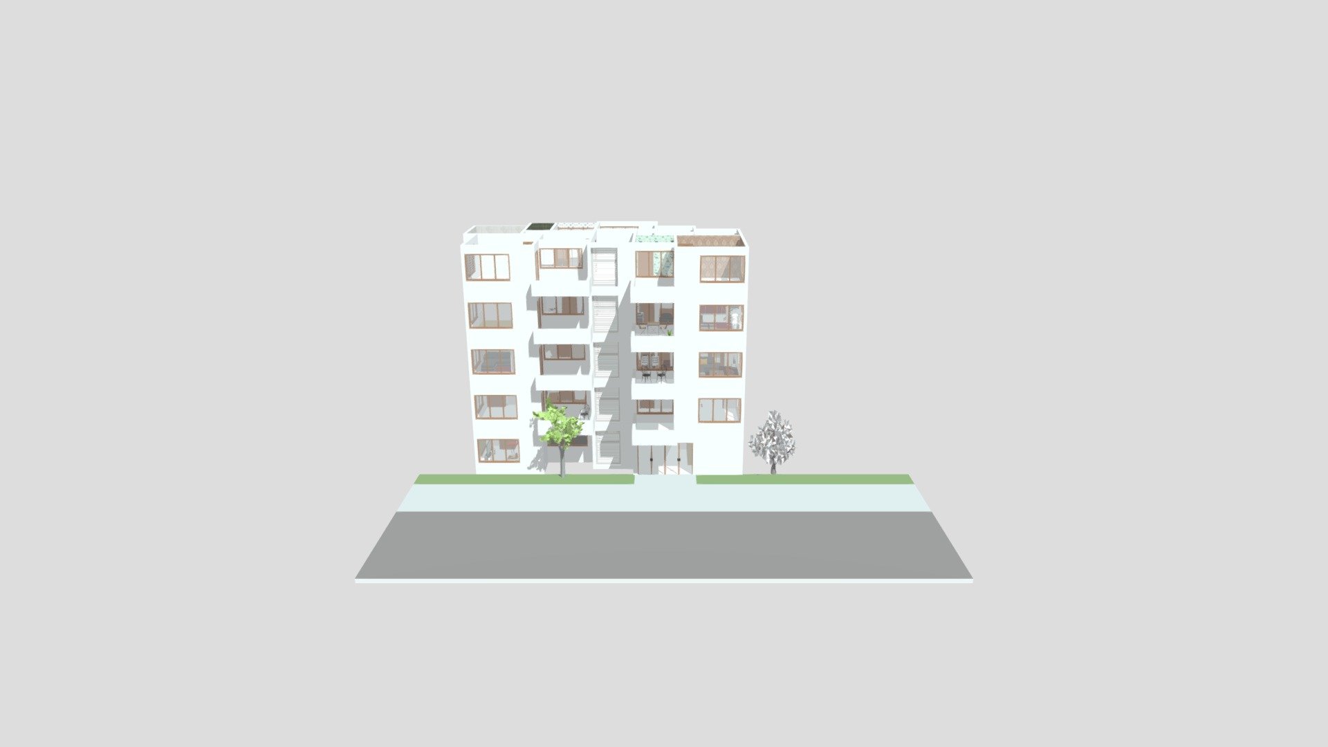 Abandoned Apartment Building - Needs Renovating