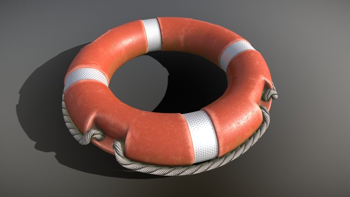 Life Buoy 3D Model