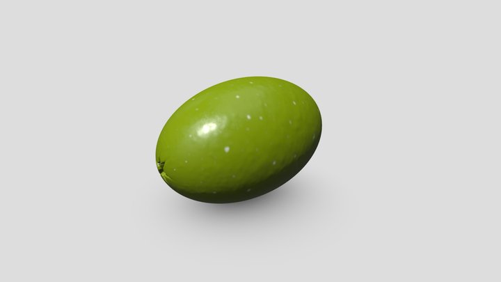 A single Olive 3D Model