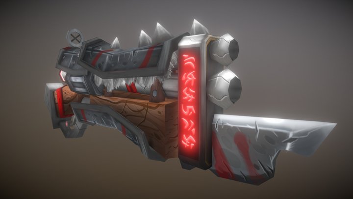 WoW Inspired Weapon : Chaos Gun 3D Model