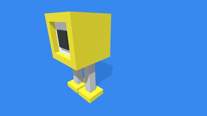 Odd Bot (from a mobile game named: "fancade") 3D Model
