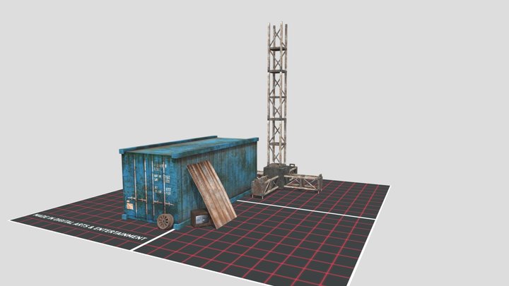 DAE 5 Finished props - Rustborn 3D Model