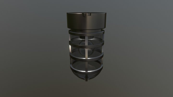 Industrial Caged Light – Free 3D Model STL