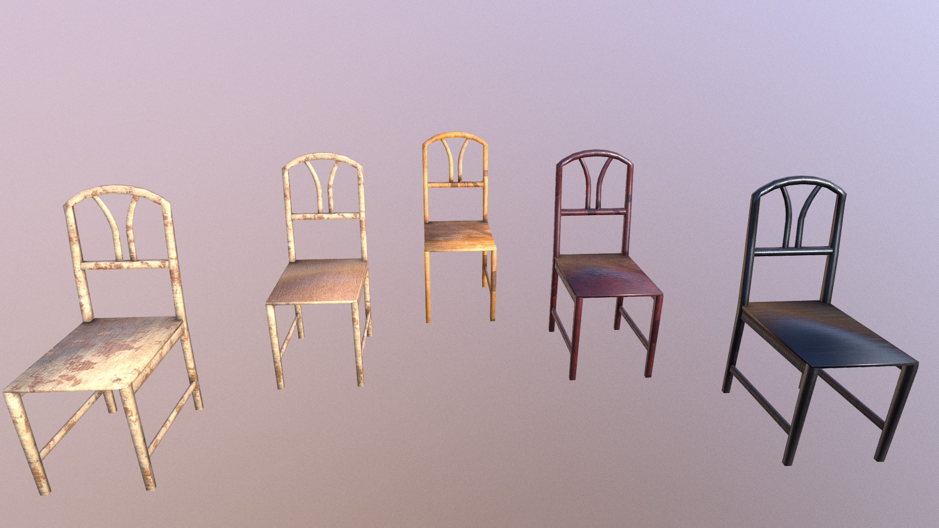 3D model Chair M02 – The Marquis Collection - This is a 3D model of the Chair M02 - The Marquis Collection. The 3D model is about a group of chairs.