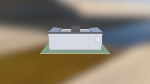 Pool House 3D Model