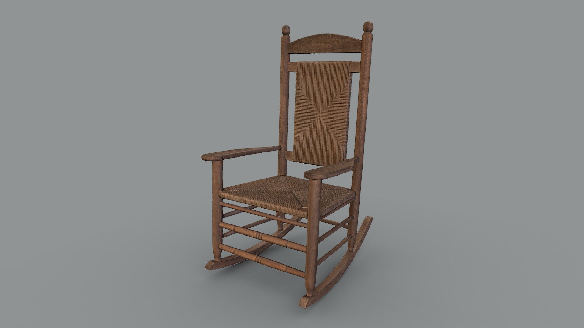 Weathered Rocking Chair