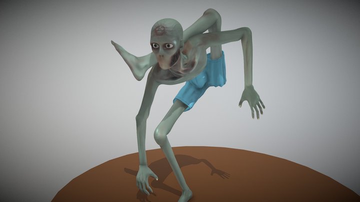Borgovian Striking a Pose 3D Model