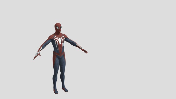 marvel-spider-man-ps4-for-blender-1 3D Model