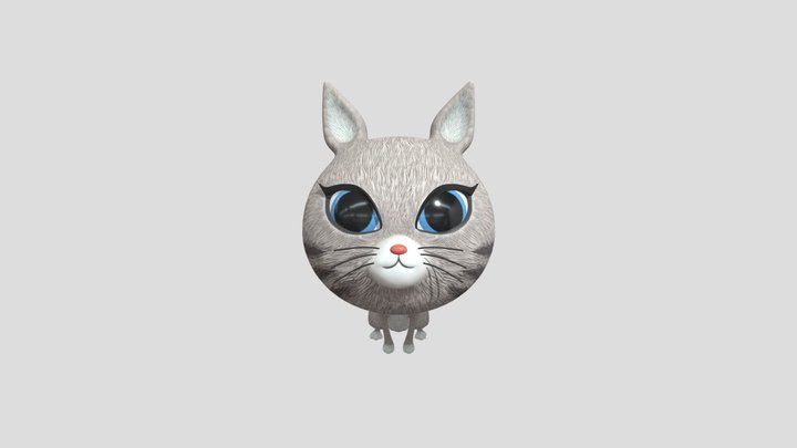 Kitten/cat 3D Model