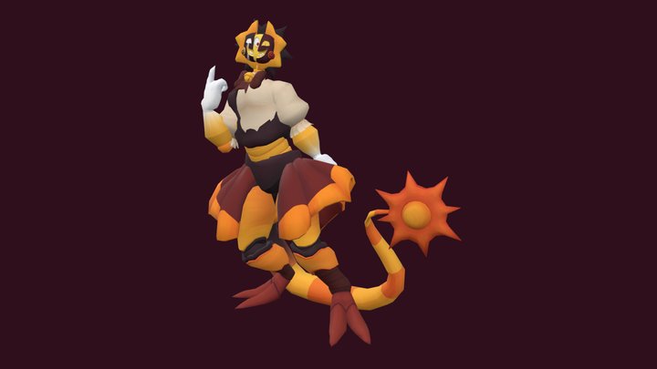 Fractured Solar 3D Model