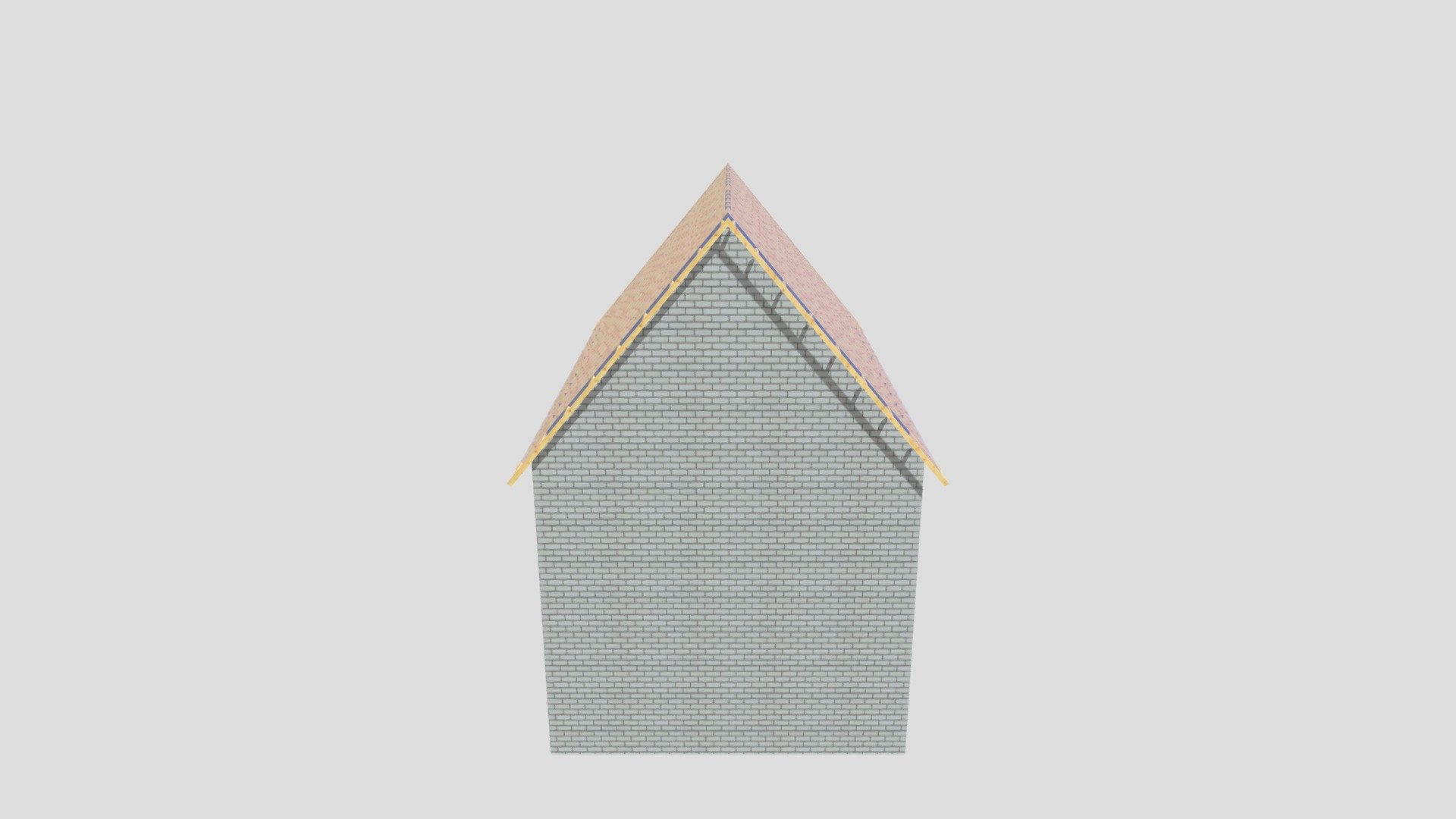 P12788I, Type F gable end, 50 degrees