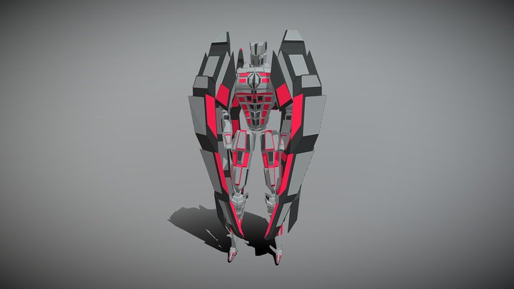 Wing robot fbx. 3D Model