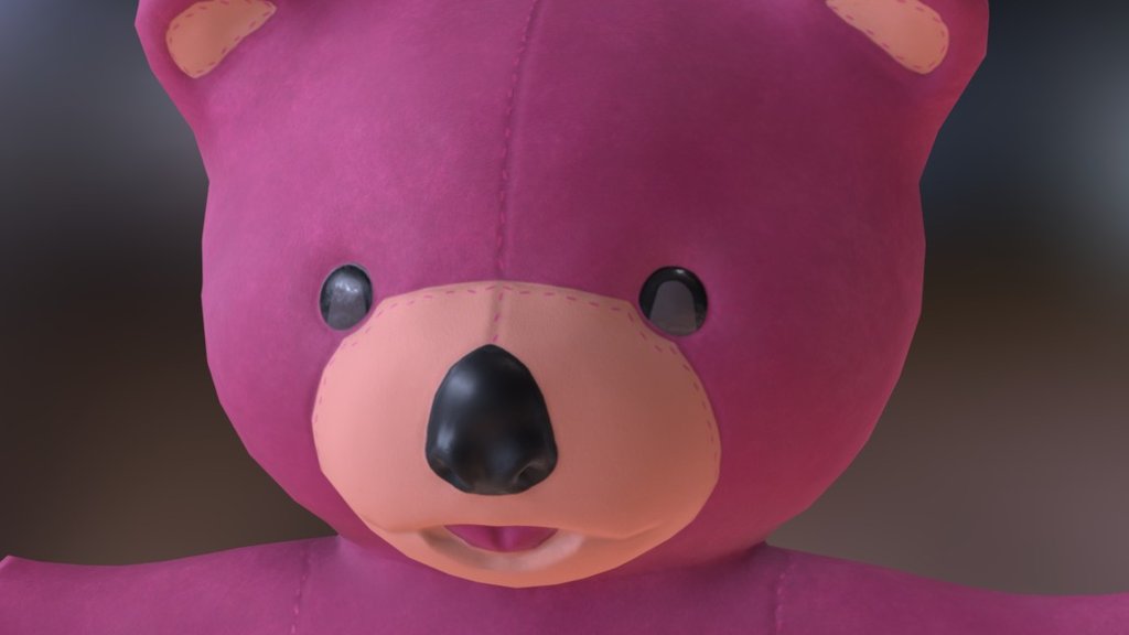 Ms. Teddy Pink - 3D model by christofferblomvik [400edac] - Sketchfab