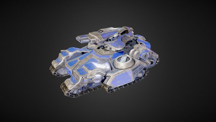 Siege Tank 3D Model