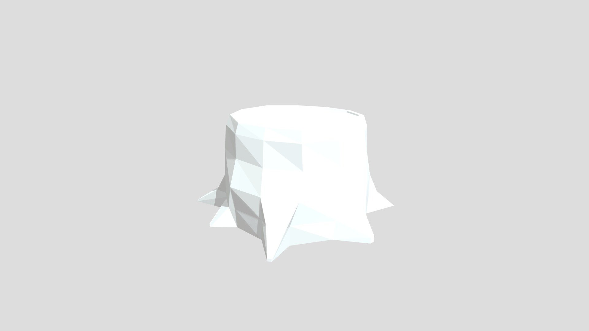 Tree stump from Poly by Google