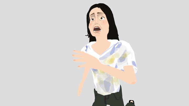 Backrooms movie Mary (main character) – Free 3D Model STL