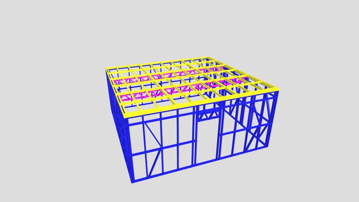6x6 Shed 3D Model
