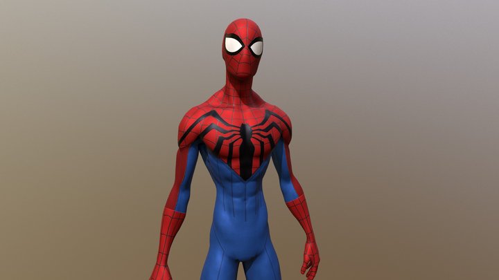 Spider-Man Redesign 3D Model