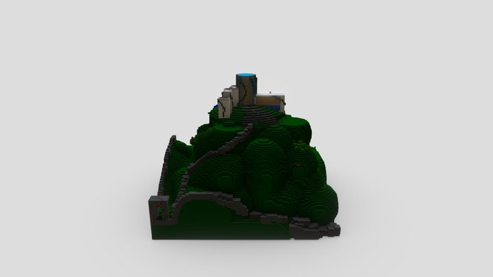 mountain mansion 3D Model