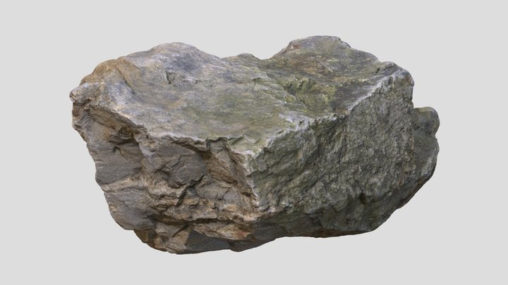 Alaskan Cliff Rock Chunk 2 3D Model