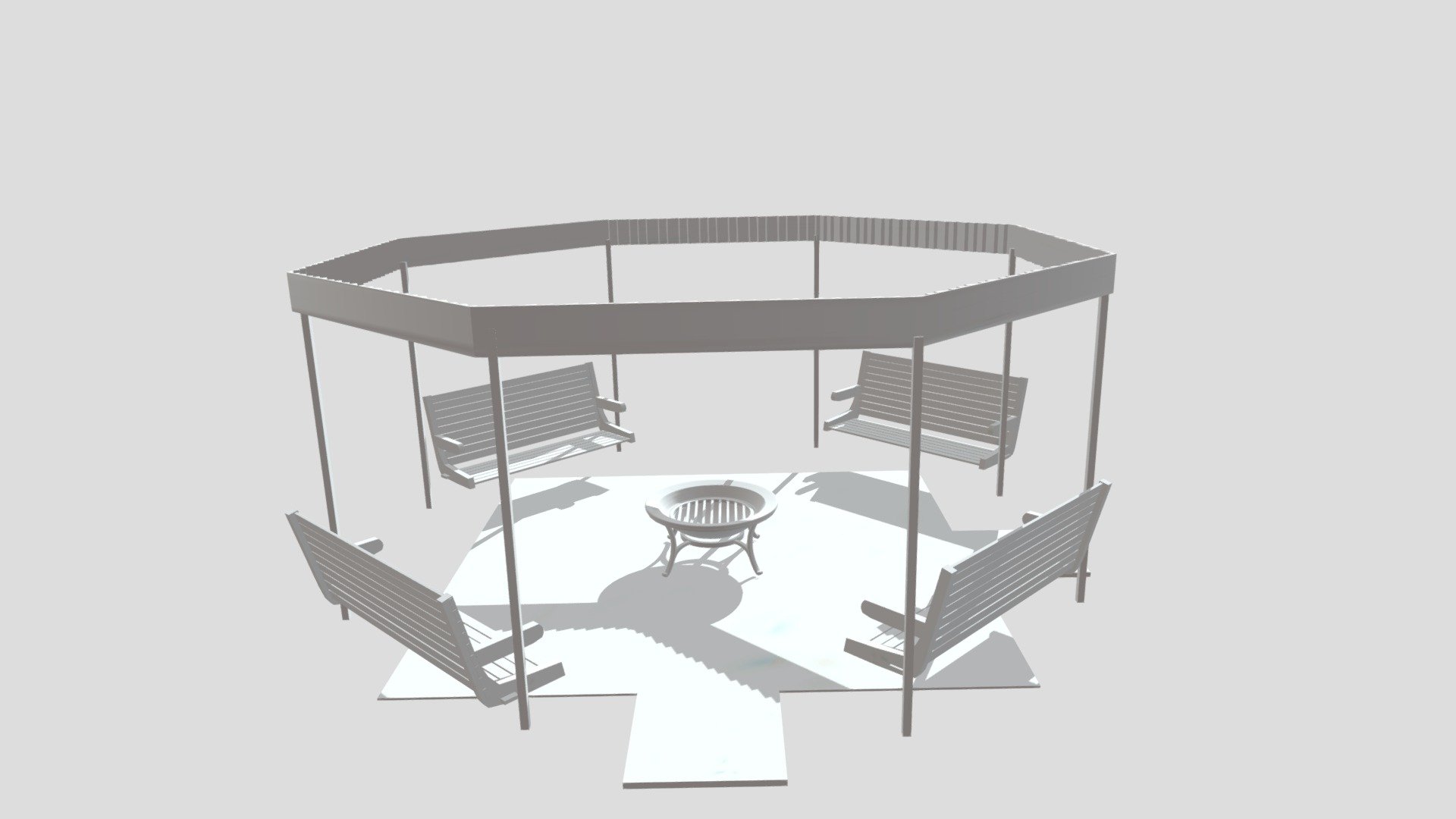 Fire Pit Pergula