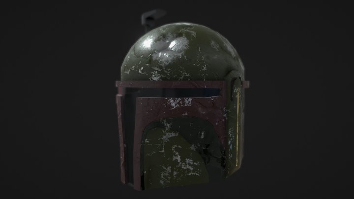 Boba Fett helmet. 3D Model