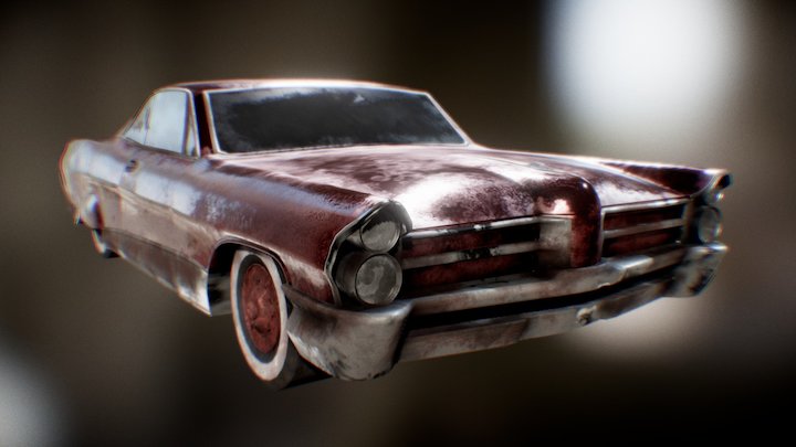Rusty Pontiac Bonneville – Modello 3D gratuito STL