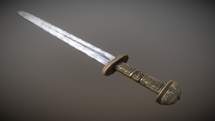 Decorated Viking King Sword
