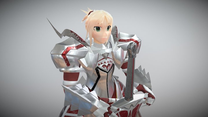 Mordred-Fan Art 3D Model