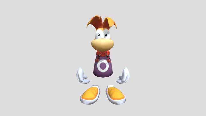 Wii - Rayman Raving Rabbids 2 - Rayman 3D Model