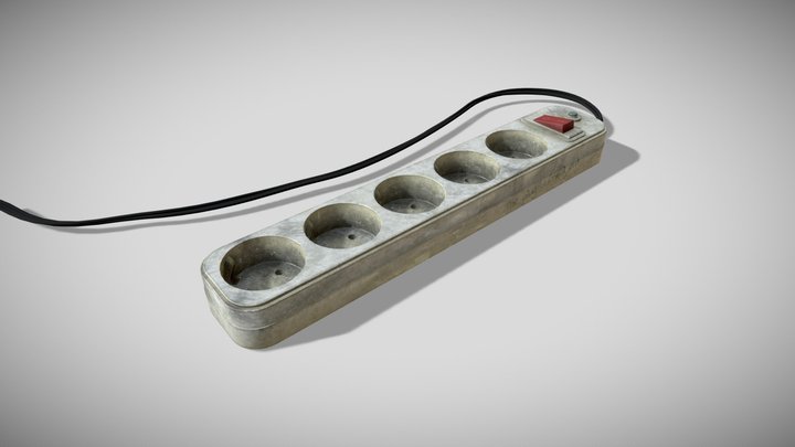 Mossy Powersocket 3D Model