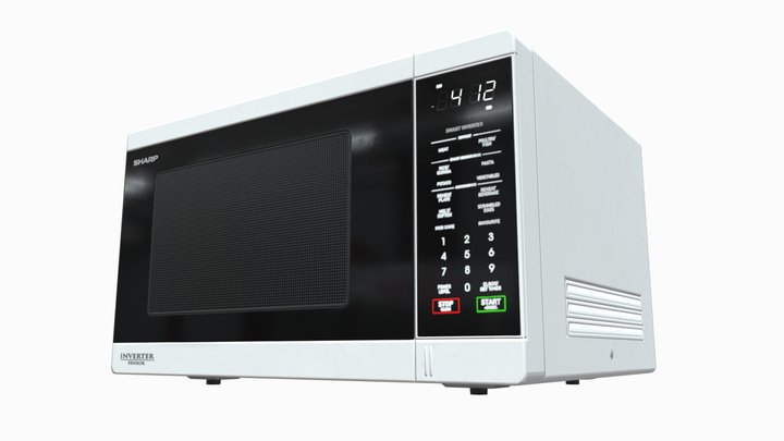 Microwave - Sharp 34L 3D Model