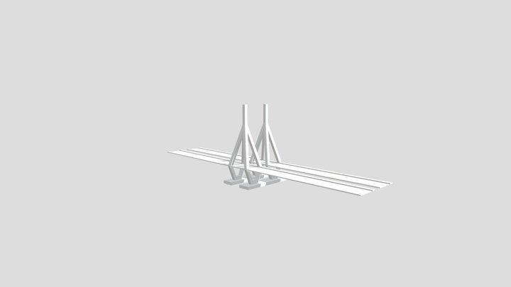 Mumbai Sealink bridge 3D Model