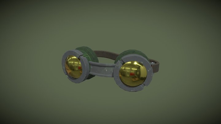 Goggles 3D Model