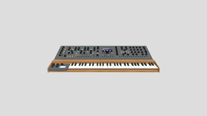 MOOG STYLE SYNTH 3D Model