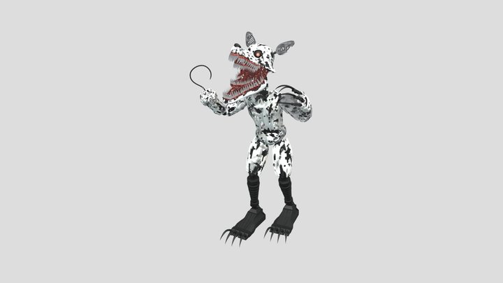 Twisted Foxy 3D Model