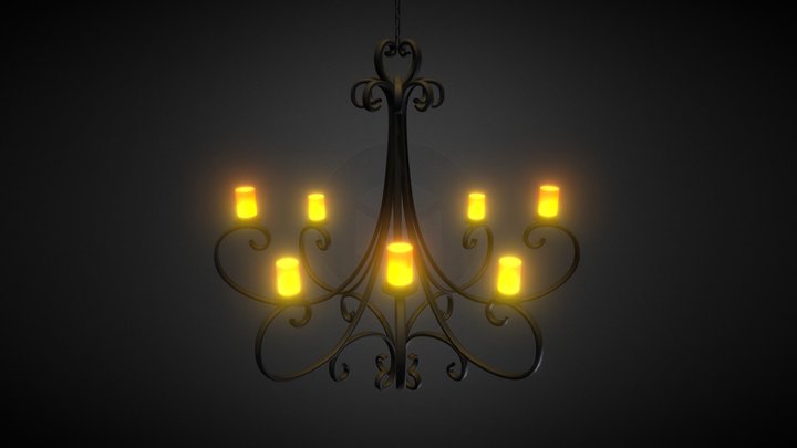 Chandelier – Free 3D Model STL