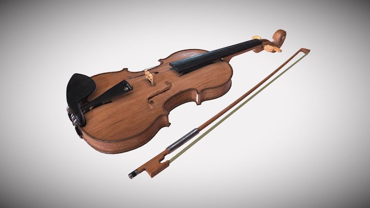 Violin – Gratis 3D-model STL