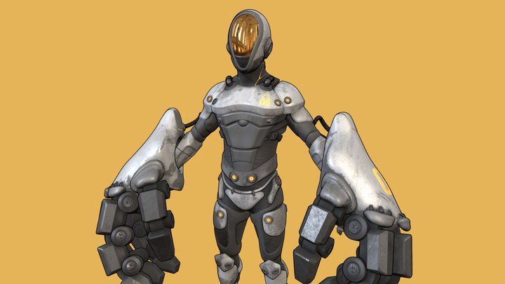 Sci-Fi Armor 3D Model