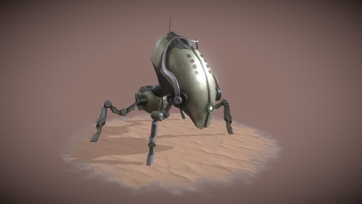 MOUNT ROBOT - RIGGED - ANIMATED – Free 3D Model STL