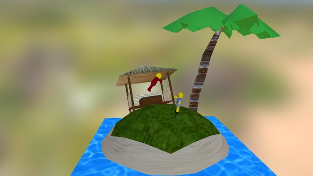 ninja vs pirate 3D Model