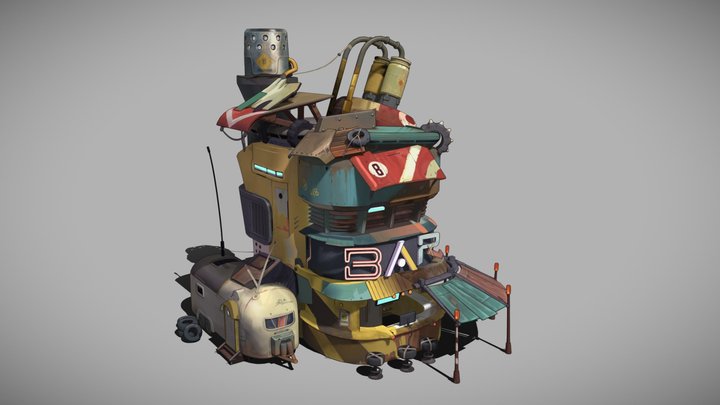 Bar 3D Model