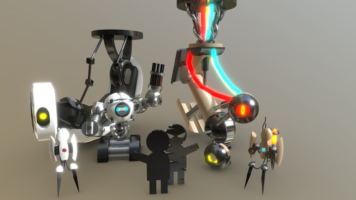Portal 3 - A 3D model collection by Flikd Design (@Flikd_Design ...