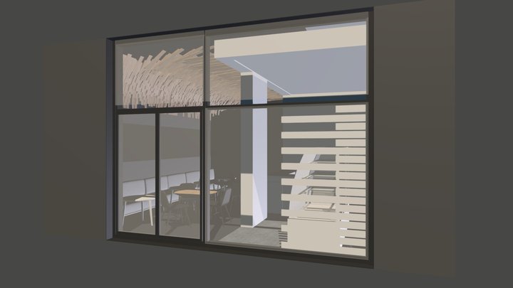 cafe 3d interior 3D Model